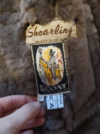 Giaccone vero montone uomo Taglia 50 Made in Italy