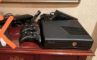 Xbox360+2mandos++kinect+juegos+cascos