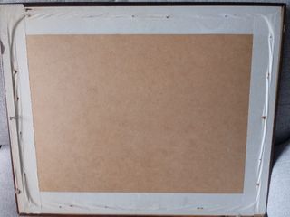 Quadro religioso con vetro.