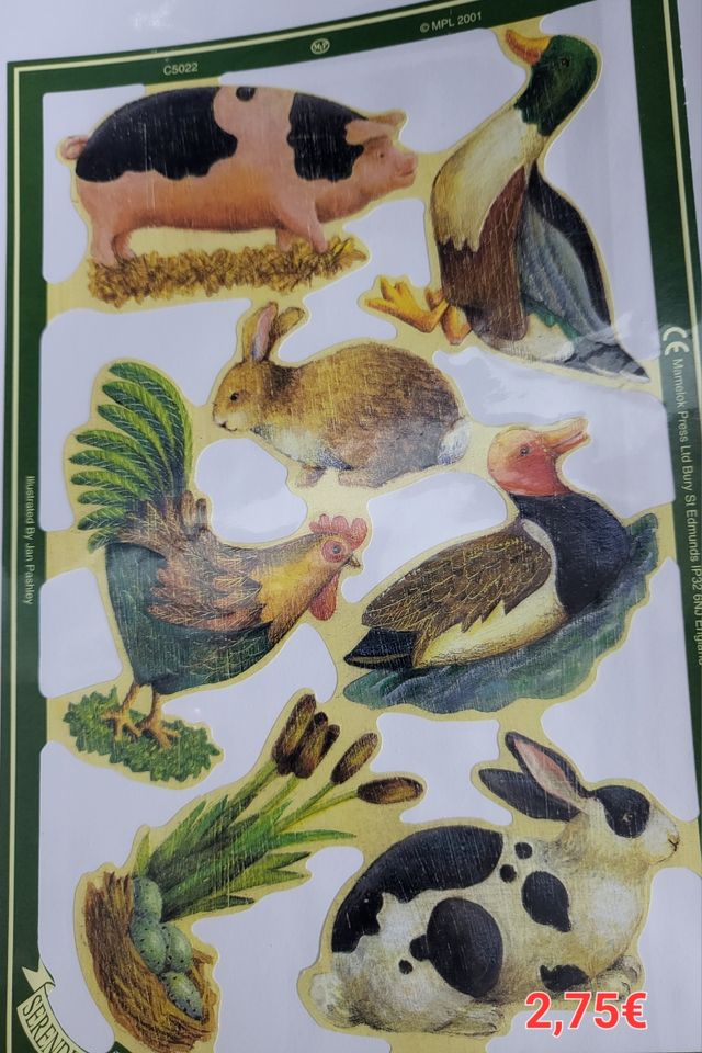 CROMOS DE PICSR ANTIGUOS EN PLIEGOS