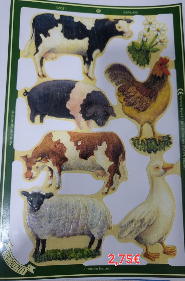 CROMOS DE PICSR ANTIGUOS EN PLIEGOS