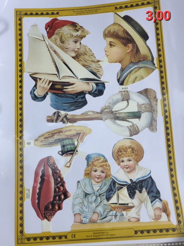 CROMOS DE PICSR ANTIGUOS EN PLIEGOS