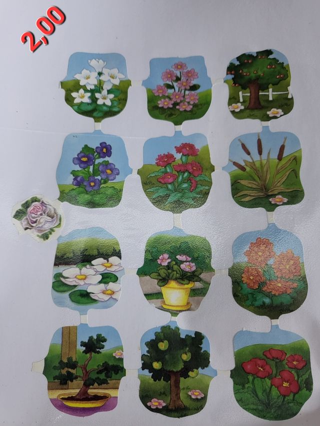 CROMOS DE PICAR ANTIGUOS EN PLIEGOS