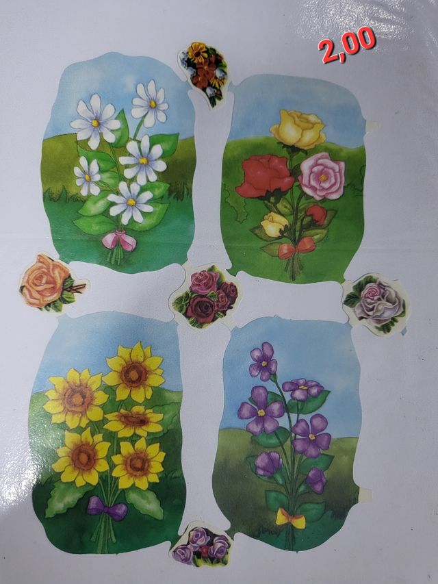 CROMOS DE PICAR ANTIGUOS EN PLIEGOS