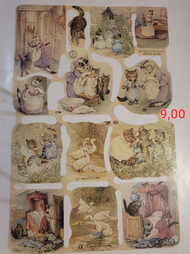 CROMOS DE PICAR ANTIGUOS EN PLIEGOS