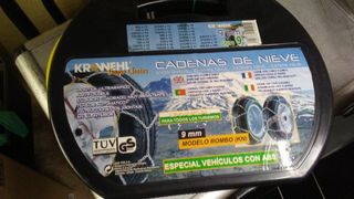 cadenas nieve coche