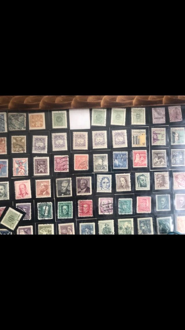 Cuatro filatélico muy antigua