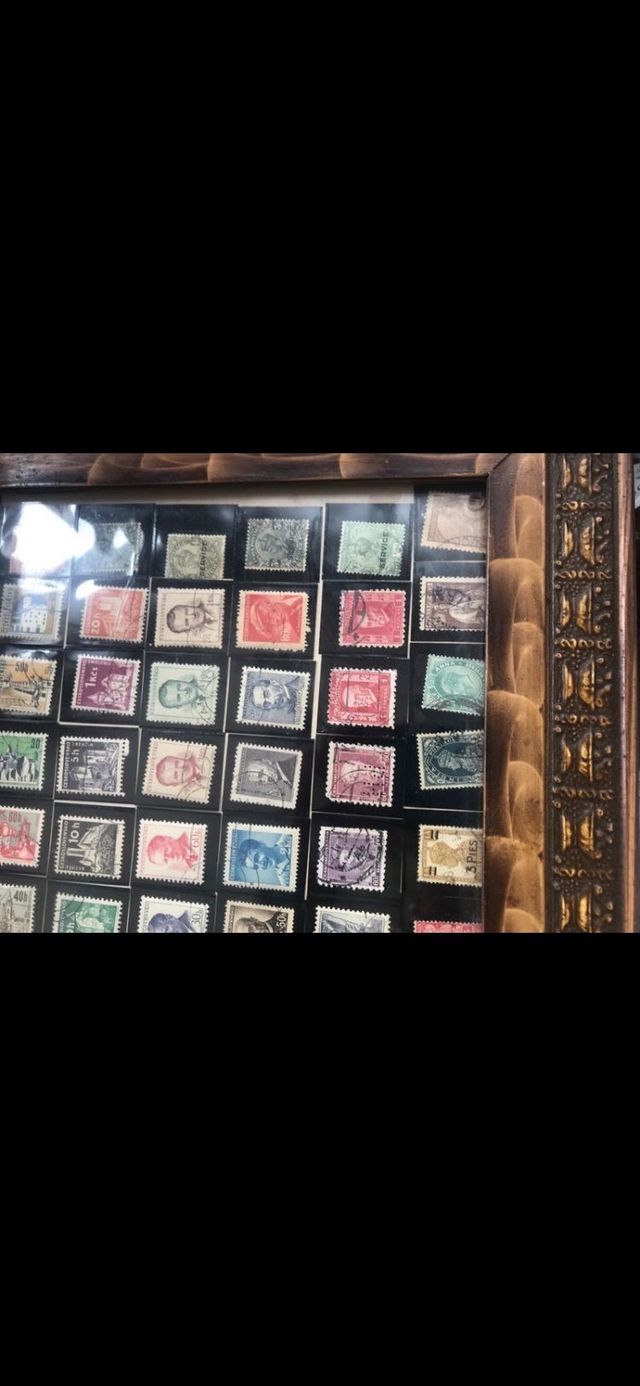 Cuatro filatélico muy antigua