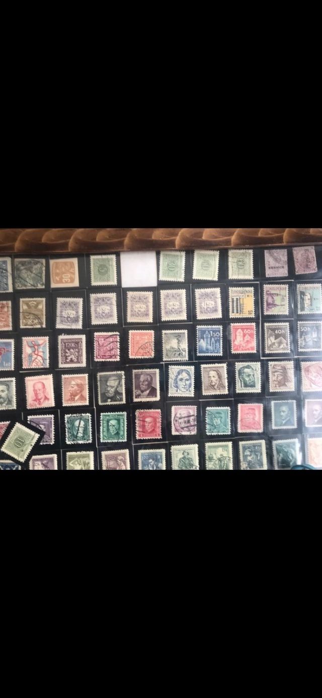 Cuatro filatélico muy antigua