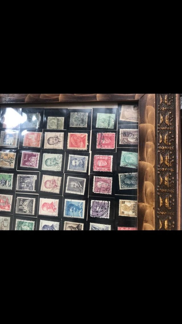 Cuatro filatélico muy antigua