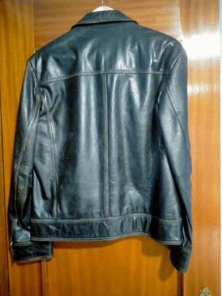 cazadora de cuero fórmula joven 