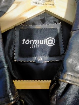 cazadora de cuero fórmula joven 