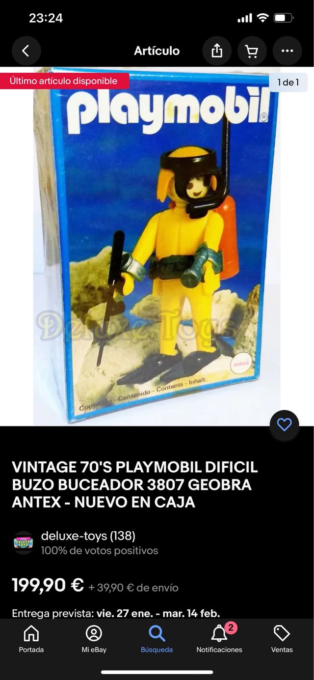 PLAYMOBIL 3807 BUZO
