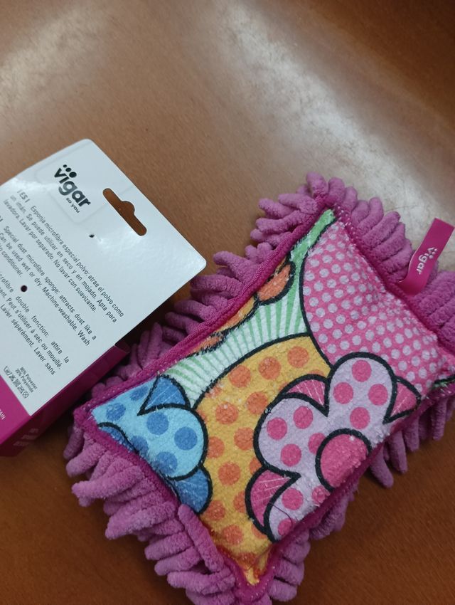 Balleta tipo esponja atrapa polvo con flecos