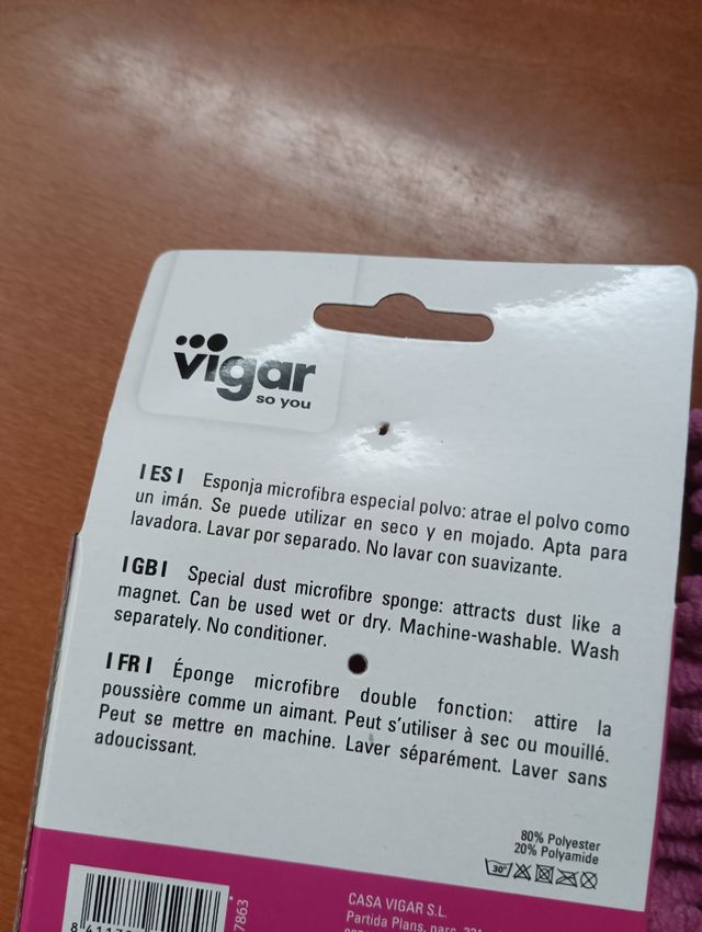 Balleta tipo esponja atrapa polvo con flecos