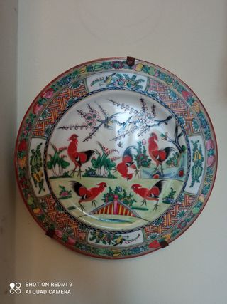 piatti da parete in porcellana cinese decorati fir