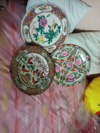 piatti da parete in porcellana cinese decorati fir