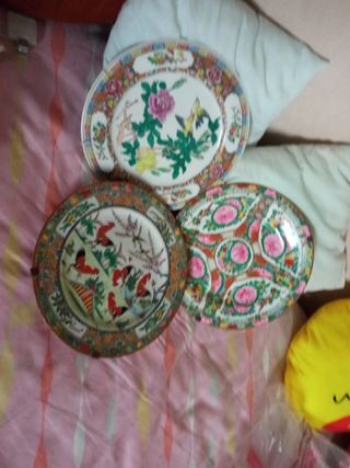 piatti da parete in porcellana cinese decorati fir