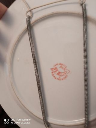 piatti da parete con decorazioni varie firmati