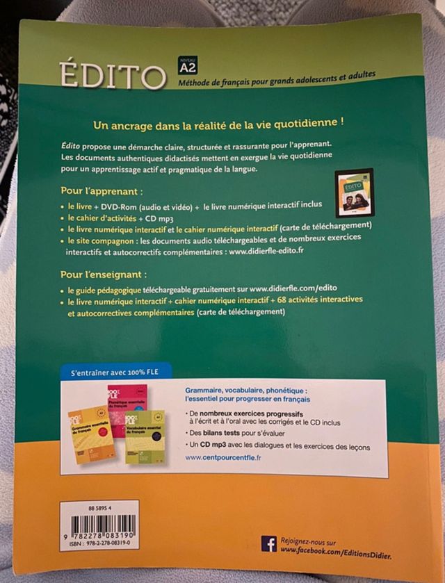 Libri Edizione francese A2 Didier