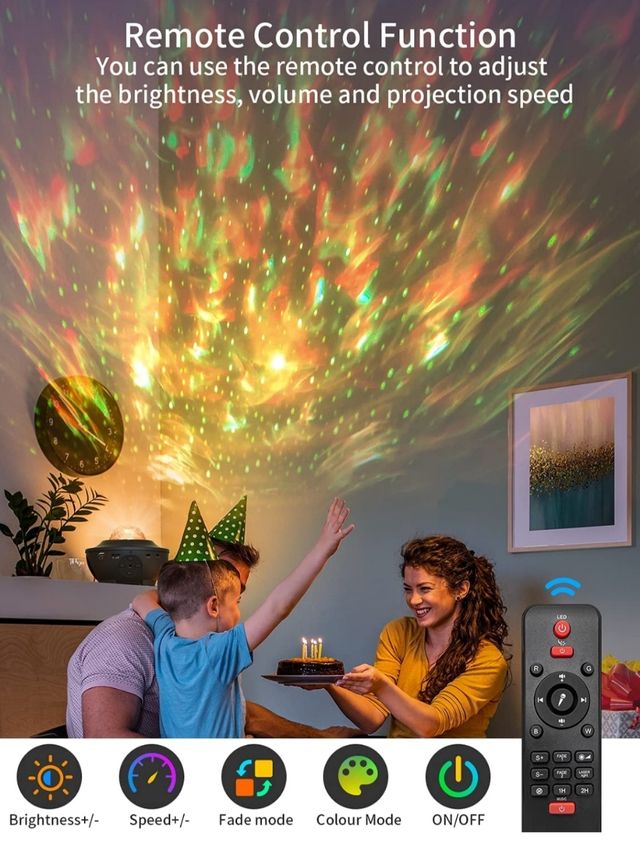 Lámpara Proyector Estrellas & Océano 💫🌊💫