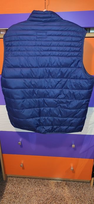 Chaleco acolchado azul marino XXL