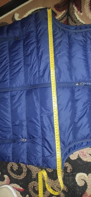 Chaleco acolchado azul marino XXL