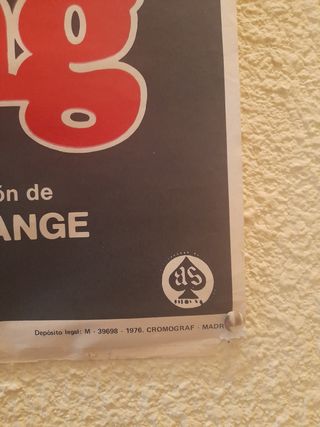 Póster antiguo KING KONG