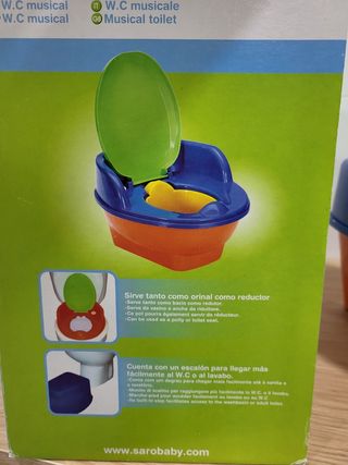 Lote wc bebe +asiento de ducha para baño