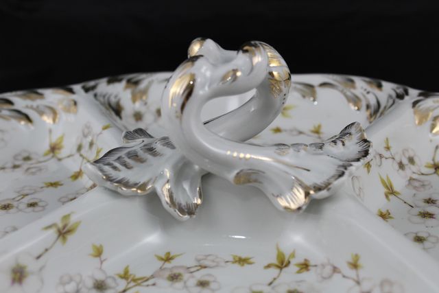 Antigua BANDEJA Porcelana CH HISPANIA Manises