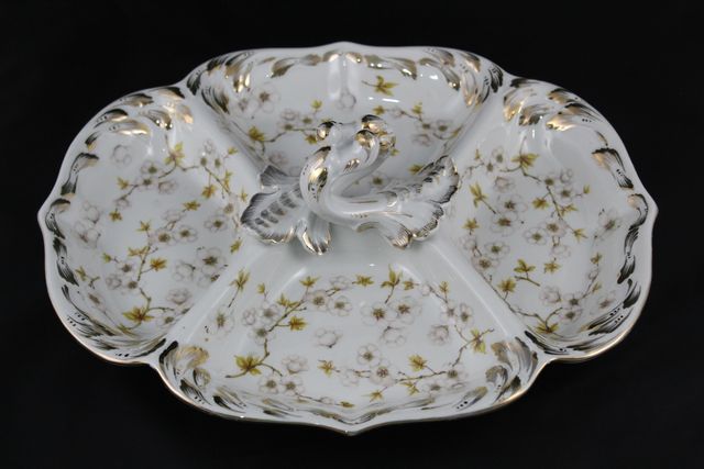 Antigua BANDEJA Porcelana CH HISPANIA Manises