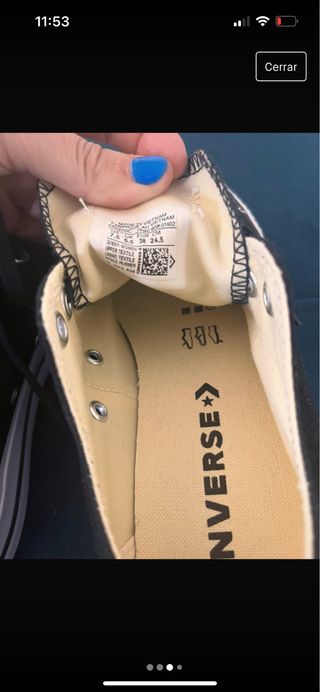 Converse all star mujer negras