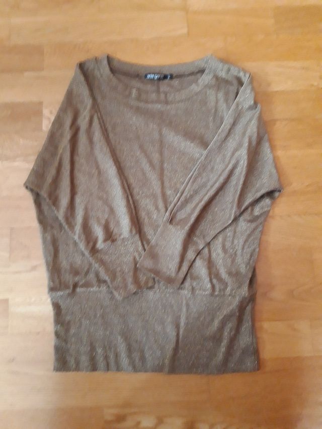 Jersey dorado mujer tallaL