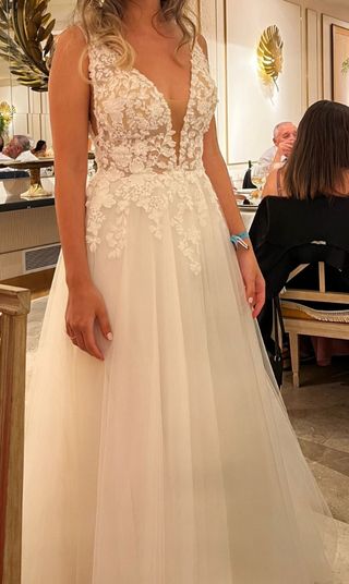 vestido de novia Boho - pronovias 2022
