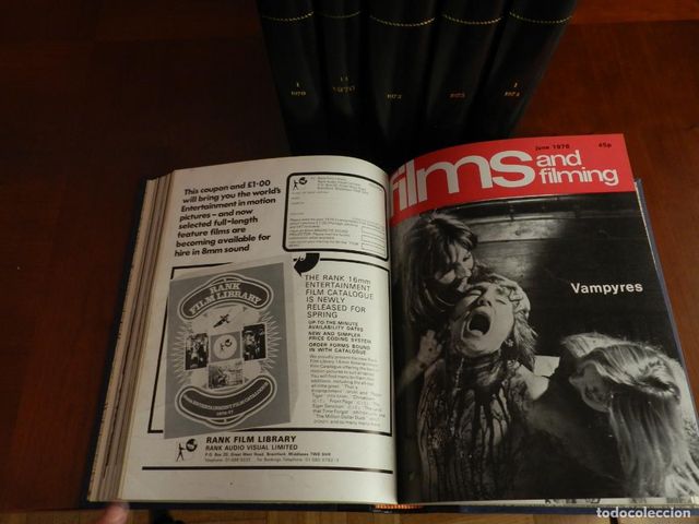 Colección volúmenes revista Films & Filming