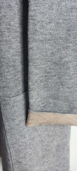 Chaqueta punto capucha 3/4. 13-14 años.