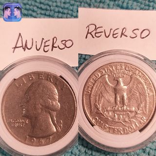 Monedas Estados Unidos 1967, presidentes, plata