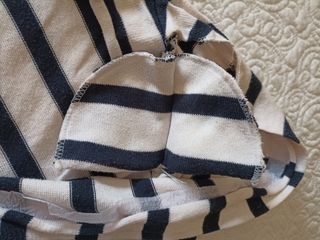 chaqueta cárdigan de rayas manga 3/4 vintage