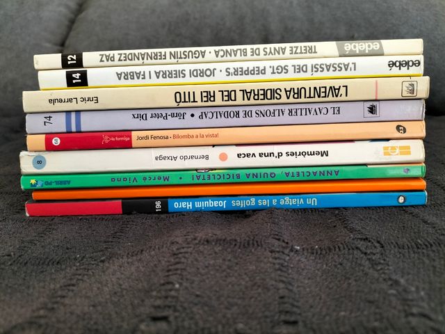 Lote / Lot n° 16 llibres en català per a 10 anys