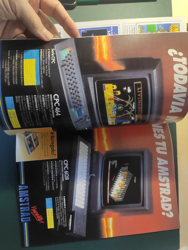Pack Amstrad Revista/Álbum + 4 juegos