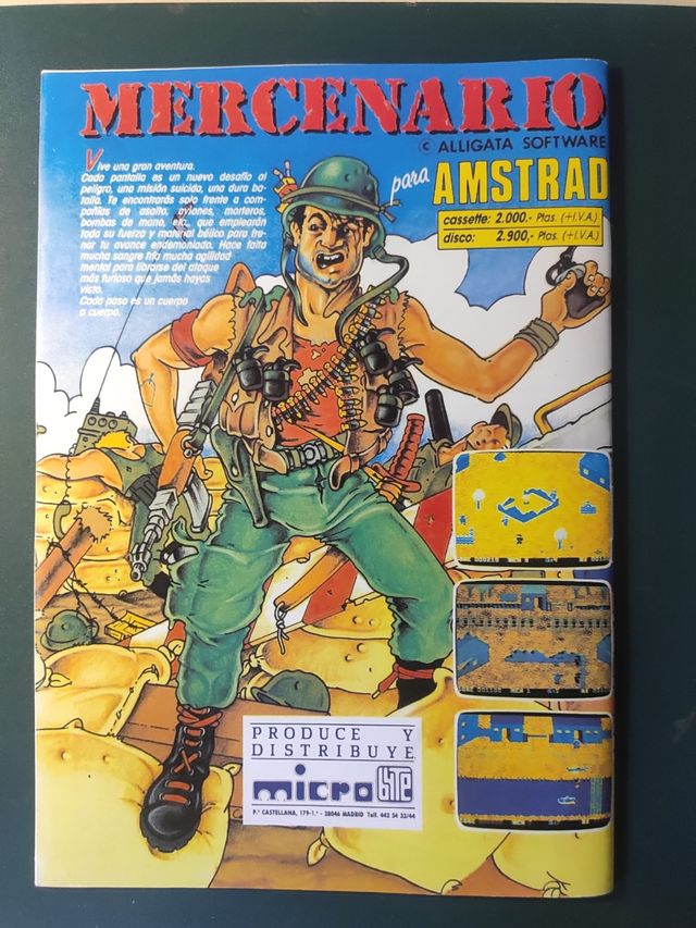 Pack Amstrad Revista/Álbum + 4 juegos