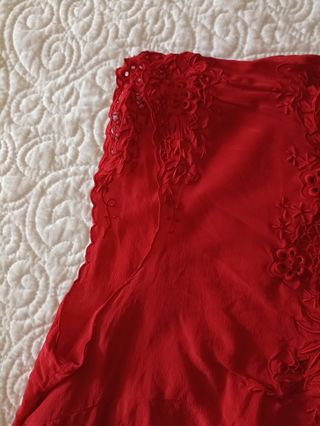 Blusa vintage de seda natural de indonesia