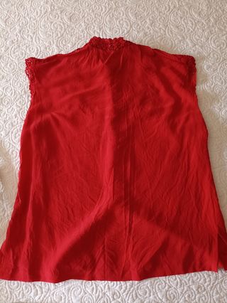 Blusa vintage de seda natural de indonesia