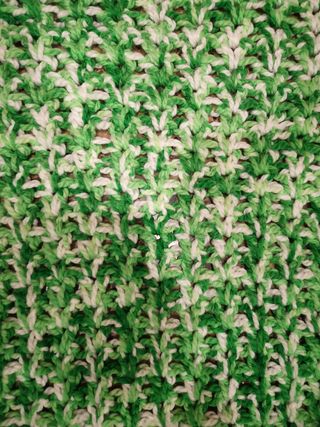 Manta crochet cola sirena hecha a mano