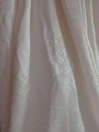 Vestido novia blanco talla 36