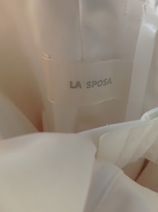 Vestido novia blanco talla 36