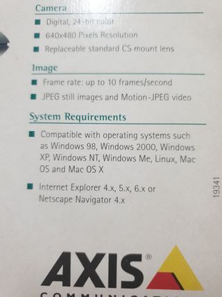 Axis 2100 Network Camera, Nueva