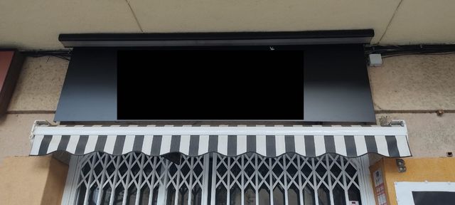 Toldo a Rayas Tienda Alimentación