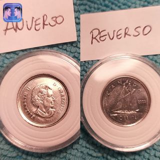 C18# Monedas Brasil, España, UK, Canadá