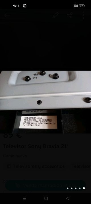 televisión Sony Bravia